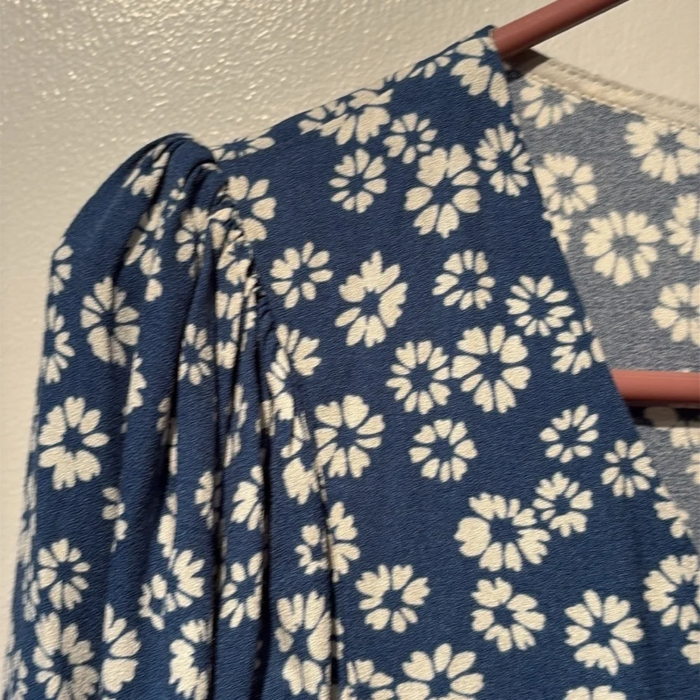 Reformation Nell Floral Button Front Top